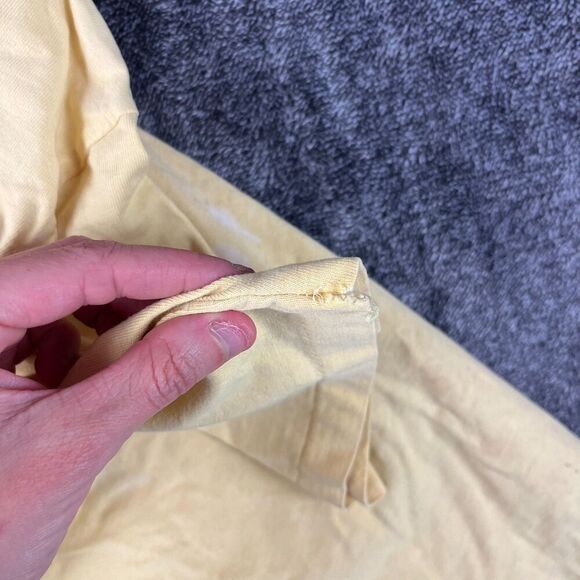 Vtg Hobie 1989 Single Stitch T-Shirt Cycling Surf Men's XL Made In USA Yellow - Picture 13 of 16